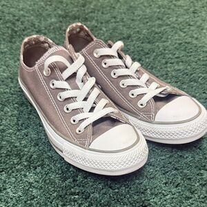 Converse Gray Low-Top Sneakers